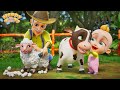 El viejo MacDonald tenía una granja | Bebé en la granja | Rimas infantiles para niños |Bebés felices