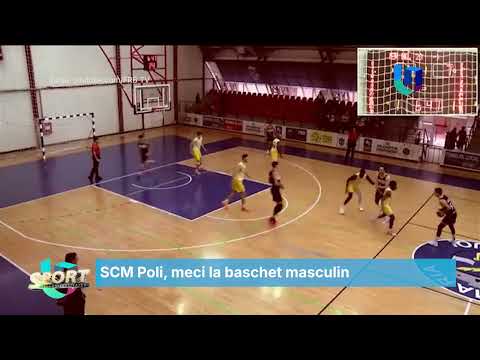 SCM Poli, meci la baschet masculin