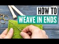 How to weave in ends in knitting - 10 different techniques