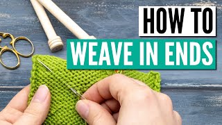 How to weave in ends in knitting  10 different techniques