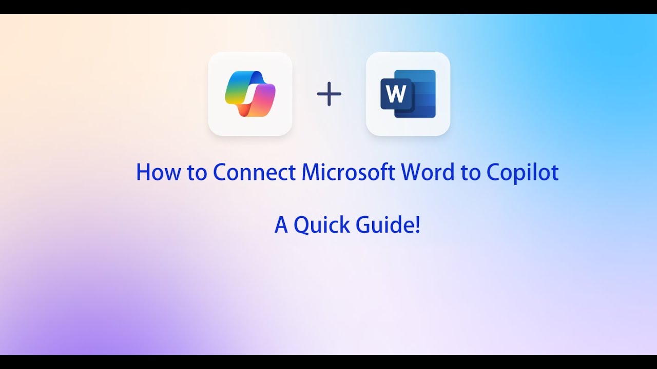 How to Connect Microsoft Word to Copilot – A Quick Guide! - YouTube