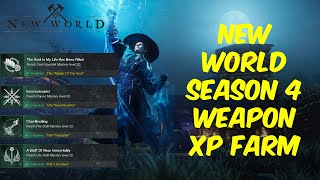 BEST New World 2024 Weapon XP Farm (Season 4)