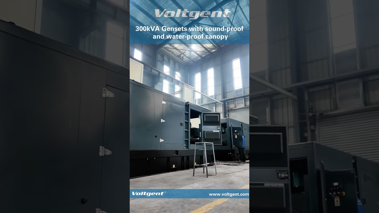 300kVA Canopy Unit: Rainproof and Soundproof