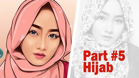 Vector Vexel Portrait Tutorial | Part #5 Hijab