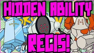 How to Get Hidden Ability Regirock Registeel Regice RIGHT NOW! | Legendary Pokebank Giveaway
