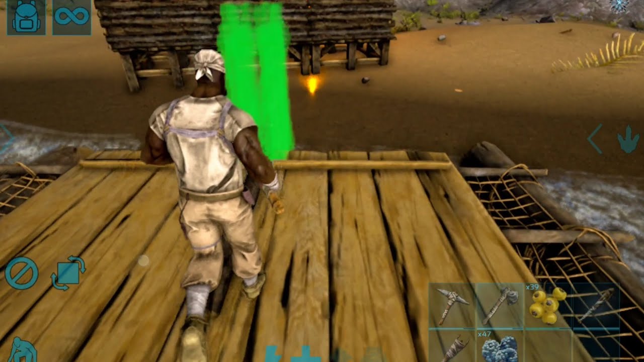 Ark Ultimate Mobile Edition - Adding Wooden Foundations To Raft For ...