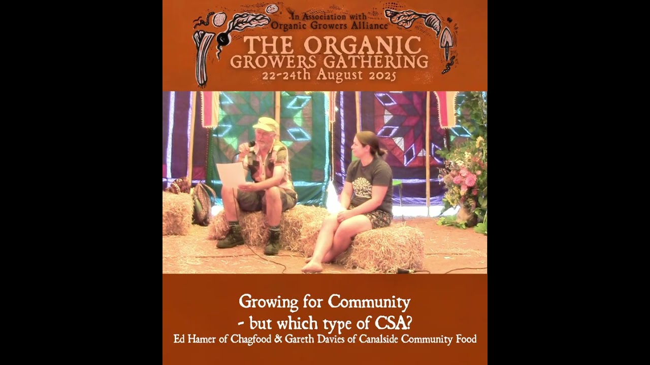 Growing for Community - but which type of CSA? - Ed Hamer & Gareth Davies | OGG2025