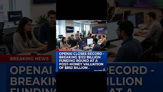 OpenAl closes $122 billion funding  #OpenAI #chatgpt #claude #GeminiFourth #AI #StockMarkets #Ipo