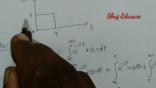 LAPLACE TRANSFORM OF RECTANGULAR PULSE or WAVE SHAPES