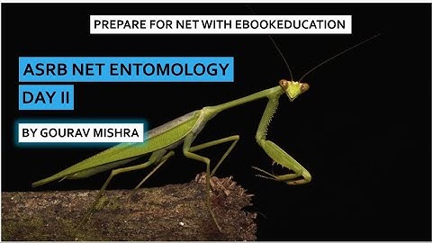ASRB NET ENTOMOLOGY DAY-2 Important questions for net exams ASRB