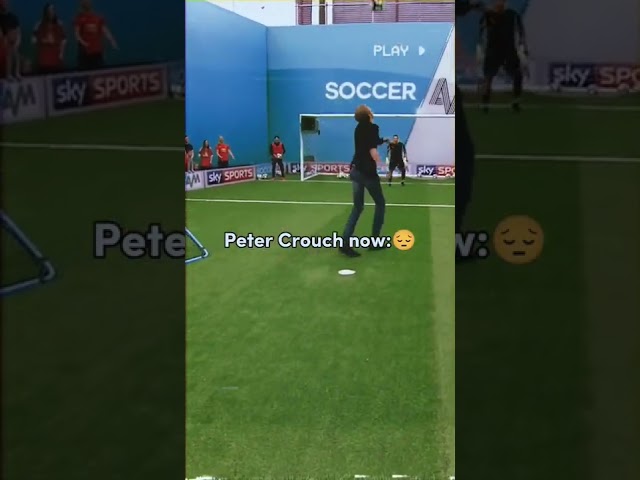 Peter Crouch now😔 vs Then🤩 #fyp #football #viral #shorts #fypシ class=