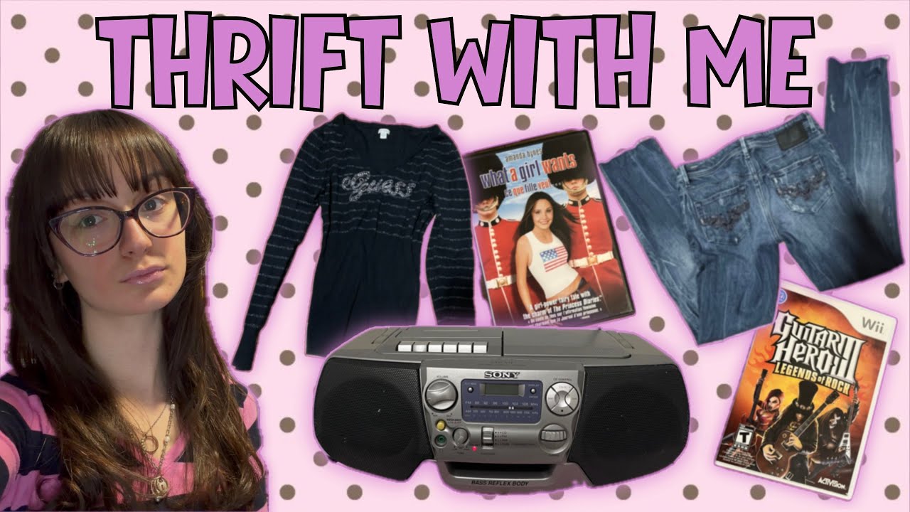 thrifting like it's the 2000s | thrift with me & haul