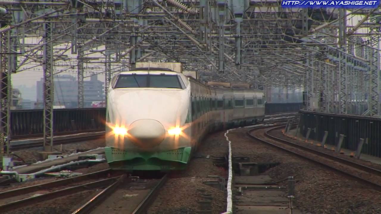 HD]東北新幹線 200系F8編成 大宮駅進入ver.2 Touhoku-Shinkansen 200