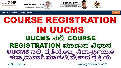 How to do UUCMS COURSE REGISTRATION || UUCMS ನಲ್ಲಿ ಕೋರ್ಸ್ ನೊಂದಣಿ ಮಾಡುವ ವಿಧಾನ