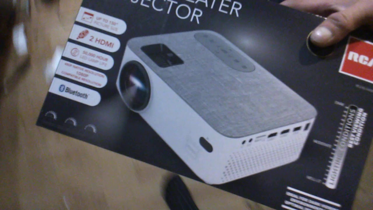 RCA Theater Projector from Walmart. $50 