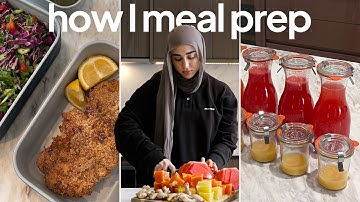 meal prep with me | high protein and healthy