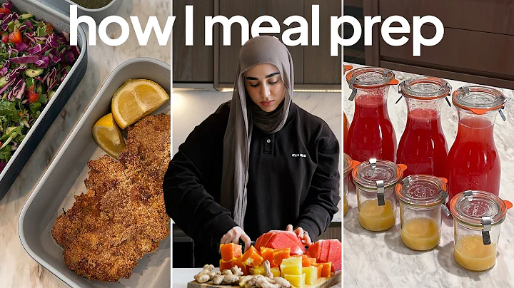 meal prep with me | high protein and healthy thumbnail