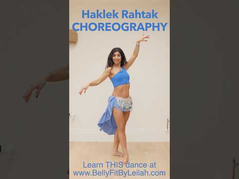 Haklek Rahtak Belly Dance Choreography! 💙  #bellydanceclass #bellydancetutorial
