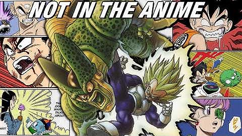 Dragon Ball Manga Scenes NOT in the Anime