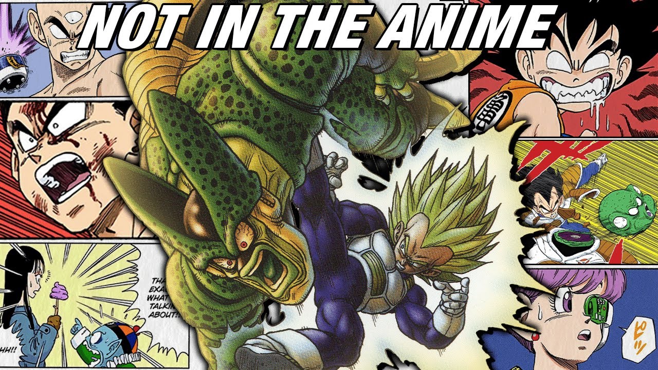 Dragon Ball Manga Scenes NOT in the Anime