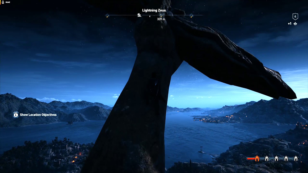 Assassin's Creed Odyssey 1080 HDR Zeus Synchronize Location YouTube
