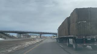 the drive from pueblo, co through raton pass in the winter