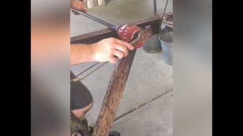 Making Glass Pumpkin Mug