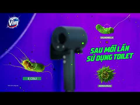 VIM 3 BƯỚC MỖI NGÀY - SẠCH BAY MẦM BỆNH