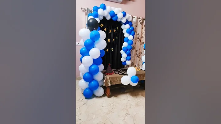 Last minute birthday decoration idea 🎈🎈....#shorts