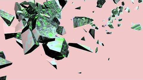 Blender cell fracture Shatering a cube