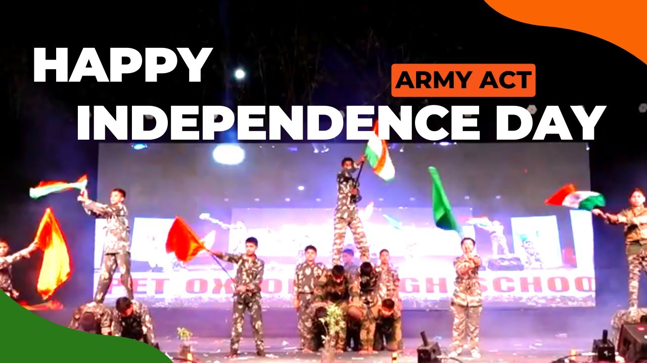 Independence Day | Tribute To Army | Annual Day | School Dance Show ...