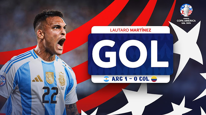 GOL DE LAUTARO MARTÍNEZ | ARGENTINA 1-0 COLOMBIA | CONMEBOL COPA AMÉRICA USA 2024™