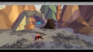 Campfire Scene Building Unity3d