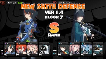 NEW Shiyu Defense 1.4 Floor 7 (S-Rank) Zhu Yuan M0S1 & Miyabi M0S1 | Zenless Zone Zero