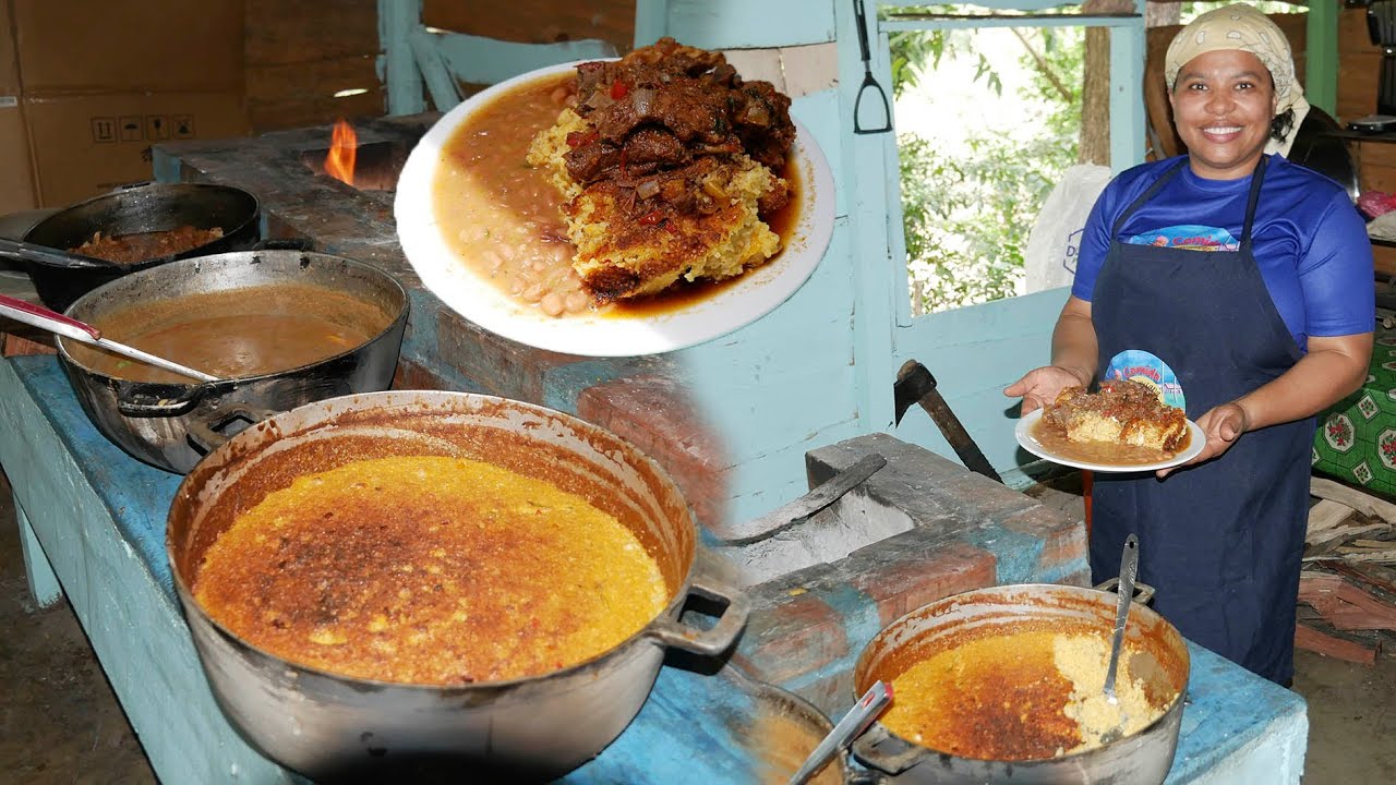 Chenchen Dominicano del Sur, Comida Dominicana del Campo