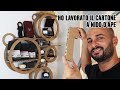 Ho lavorato il cartone a nido d'ape! Una vetrina per i miei gioielli vintage