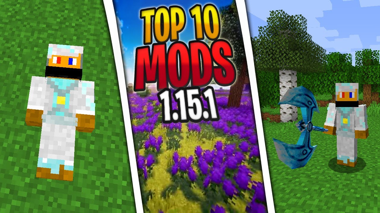TOP 10 MEJORES MODS para MINECRAFT 1.15.1 YouTube