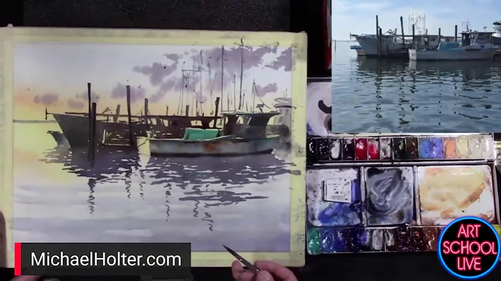 Quiet Seascape in Watercolor with Michael Holter
