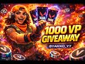 VALORANT LIVE INDIA 🇮🇳 | 1000 VP GIVEAWAY 🎁 | Road to 1K Subs