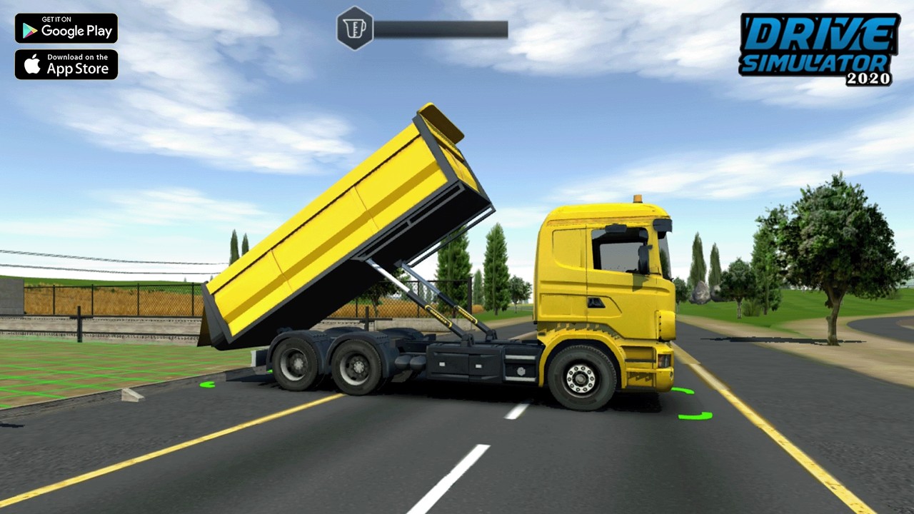 Drive Simulator 2020 | Construction Jobs Driving a Heavy Dump Truck to the Waste Site | Gameplay