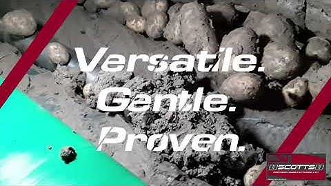 Scotts Evolution Separator Working in Difficult Conditions | Dirt Eliminator | Potato Cleaning