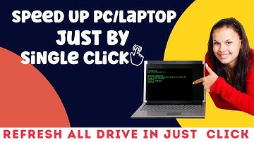 How to Speed Up PC or Laptop By Just 1 Click | How To Create Refresh BAT file easily | Speed UP PC