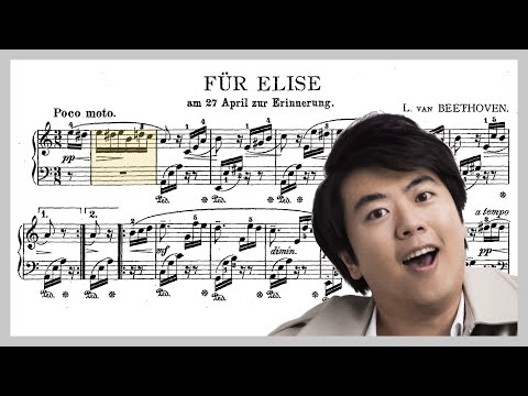 Fur Elise - Performed by Lang Lang (with Sheet Music)