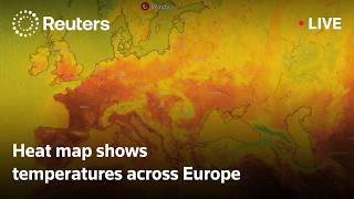 LIVE: Heat map shows temperatures across Europe