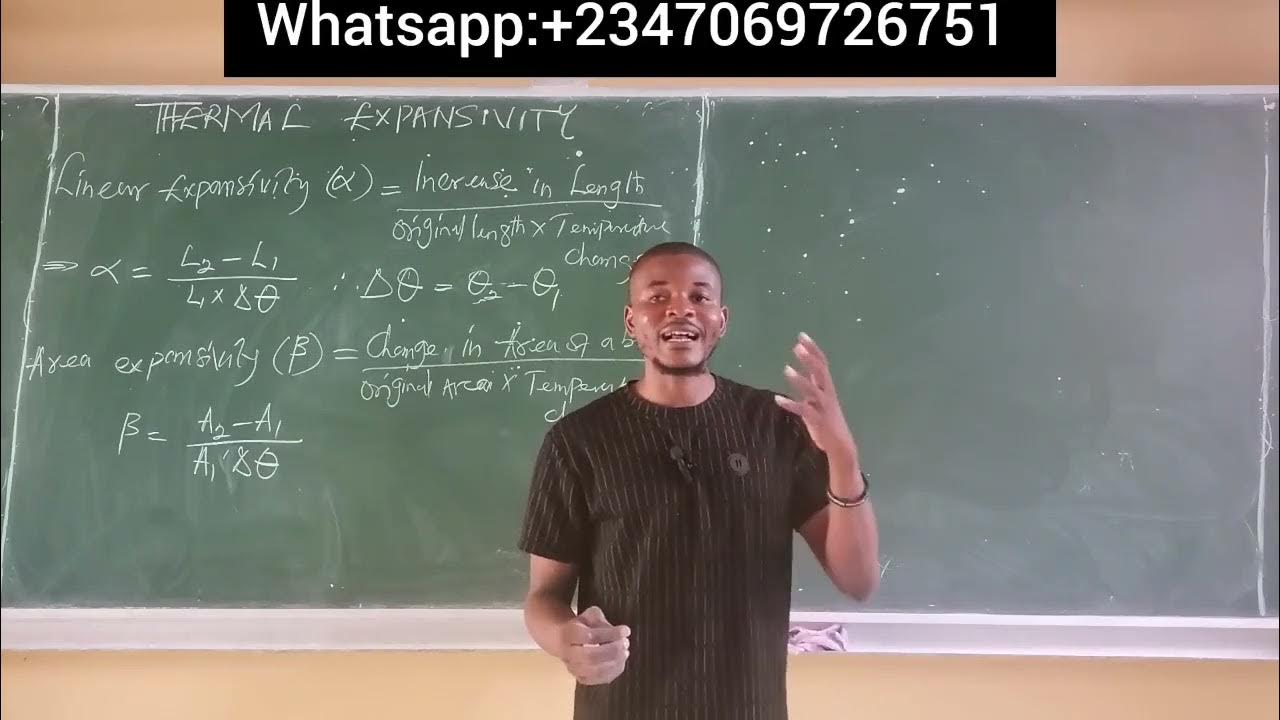 Linear, Area and Volume Expansivity explained with Solved ExamplesJAMB