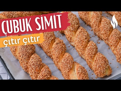 Bildiğiniz Tüm Simitleri Unutun 🔥 Çıtır Çıtır Çubuk Simit Tarifi Geldi! 💯