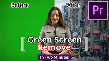 How to Remove Green Screen Video Background in Adobe Premiere Pro CC (Tutorial)