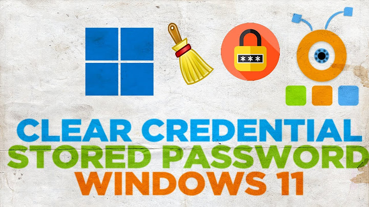How do I find my Credential Manager password in Windows 11?