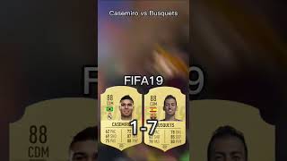 Casemiro Vs Sergio Busquetsfifa Ovr CompilationカゼミロVsブスケツ