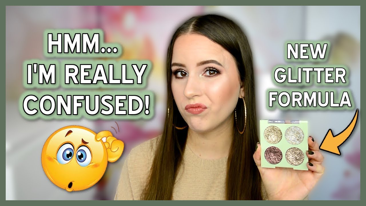 PIXI GLITTERY EYE QUAD REVIEW NEW Pressed Glitter Formula YouTube
